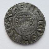 John, Silver Penny, Voided Short Cross Type, Oxford Mint, Class 5b1, Ailwine Moneyer, AD 1199-1216, O