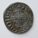 John, Silver Penny, Voided Short Cross Type, Oxford Mint, Class 5b1, Ailwine Moneyer, AD 1199-1216, R