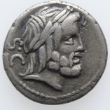 C. Procilius, Silver Denarius, Jupiter/Juno Sospita, 80BC, O