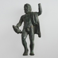 Roman, Bronze and Enamel Dragonesque Type Plate Brooch, AD 75-175