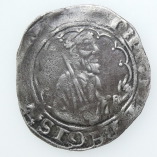 Edward of Woodstock (The Black Prince), Son of Edward III, Anglo-Gallic Second Issue, Silver Demi-Gros, Limoges/ Poitiers Mint, AD 1362-1372, O