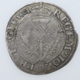 James VI, Eighth Coinage, Thistle Merk, AD 1601, R