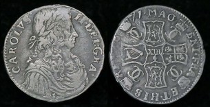 Charles II, Silver Merk, Scotland, AD 1671