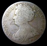 Queen Anne, Silver Crown, SEXTO, After the Union with Scotland, 1707, O