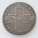 Queen Anne, Silver Crown, SEXTO, After the Union with Scotland, 1707, R