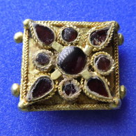 Western Asiatic, Garnet-Set Gold Adornment, 12th-13th Century AD