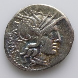 M. Tullius, Silver Denarii, Roma/Victory, 120BC, O