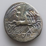M. Tullius, Silver Denarii, Roma/Victory, 120BC, R