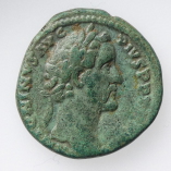 Domitian, AE As, Rome, Fides, AD 81-96, Excellent Reverse