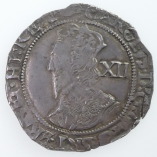Charles I, Silver Shilling, Group F, Sixth Bust, Triangle-In-Circle MM, 1641-1643, O