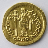 Leo I, Gold Solidus, Phase 2, Constantinople Mint, AD471-473, R