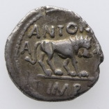 Fulvia (Wife of Mark Antony), AR Quinarius, Lugdunum, 43-42 BC, R