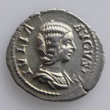 Julia Domna (Wife of Septimius Severus), AR Denarius, Fortuna, AD 196-211, O