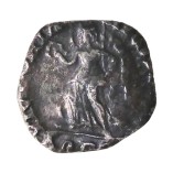 Theodosius I, Silver Half-Siliqua, Victory, Aquileia, AD 388-393, RARE, R