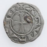 Richard I as Count of Poitou, France, Silver Denier obverse