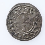Richard I as Count of Poitou, France, Silver Denier obverse