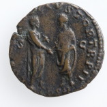Lucius Verus, Bronze As, Lucius/Marcus, AD 161, R