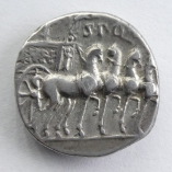 Augustus, Silver Denarius, Spain, 18 BC, R