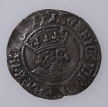 Henry VII, Silver Halfgroat (2d), York, Archbishop Bainbridge, Profile Bust, Martlet Initial Mark, 1508-9