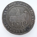Edward VI, Fine Silver Issue Half Crown, 'y' Mint Mark,1551, O