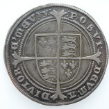 Edward VI, Fine Silver Issue Half Crown, 'y' Mint Mark,1551, R