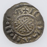 John, Silver Penny, Voided Short Cross Type, Canterbury Mint, Hue 5b, AD 1205-1207, R