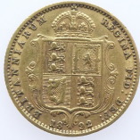 Victoria, Gold Half Sovereign, Jubilee Head, Shield Back,1892 , R