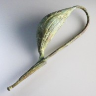 Greek, Bronze, Boat-Shaped Fibula, 8th-7th Century BC