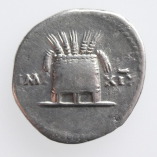 Vespasian, Silver Denarius, Rome Mint, Modius, AD 77-78, R
