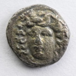Larissa, Thessaly, AE11 Trihemiobol, Larrisa/Horseman, 350-325 BC, O