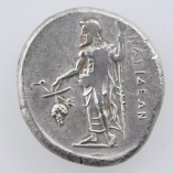 Larissa, Thessaly, AE11 Trihemiobol, Larrisa/Horseman, 350-325 BC, R