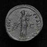 Titus, Restitution Issue Dupondius, Rome, Livia as Pietas, AD 80-81