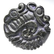 Scythian, Bronze Belt Mount, Dragon, 5th - 3rd Century BC