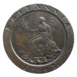 George III, Twopence, 2nd Issue Cartwheel Type, Soho Mint, 1797, R