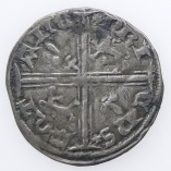 Edward of Woodstock (The Black Prince), Son of Edward III, Anglo-Gallic Issue, Hardi d'Argent, Limoges Mint, AD 1362-1372, R