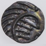 Anglo Saxon, Continental Sceat, Primary Quilled Crescent Porcupine Series E, Type VICO, AD 695-740, O