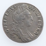 William III, Silver Sixpence, First Bust, 1697, O