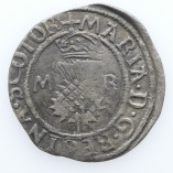 Mary, Billon Bawbee, First Period, Edinburgh, 1542-1567, O