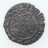 Henry VIII, Silver Halfgroat, Second Coinage, Archb. Cranmer, Canterbury Mint, Catherine Wheel mm, 1533-1544 AD, O