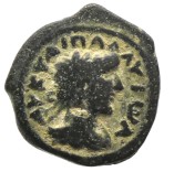 Antoninus Pius, AE15, Petra, Arabia, Tyche, AD 138-161, O