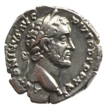 Antoninus Pius, Silver Denarius, Rome, AD 158-159, O