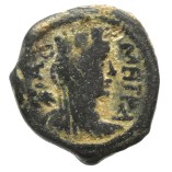 Antoninus Pius, AE15, Petra, Arabia, Tyche, AD 138-161, R